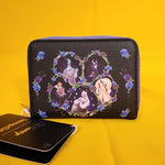 Villains Floral Icons Ursula Cruella Evil Queen Zip Wallet