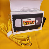 Loungefly Disney A Goofy Movie VHS Tape Figural Crossbody Handbag