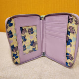 Angel & Stitch Corduroy Zip Around Wallet