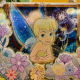 Loungefly Disney Peter Pan Tinker Bell Flower Iridescent Green Crossbody Bag NEW