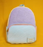 Loungefly SDCC LE Hello Kitty & Friends Color Block Terry Cloth Mini Backpack