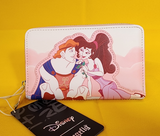 Loungefly Disney Hercules And Meg 25th Anniversary Zip Around Wallet