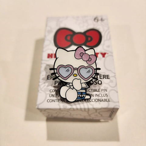 Hello Kitty Glitter Mermaid Blind Box Enamel Pin Sailor Glasses Opened