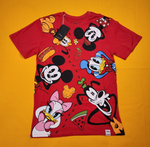 Loungefly Disney Mickey & Friends Picnic Red T Shirt Size S
