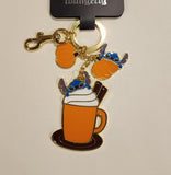 Lilo and Stitch Pumpkin Spice Latte Keychain