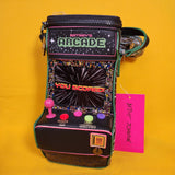 Betsey Johnson Kitsch Scored! Black Arcade Game Machine Crossbody Handbag