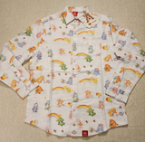 Care Bears Cousins Flannel Button Down Shirt 80's Cartoon M