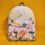 Loungefly Disney Peter Pan Tinker Bell Napping Sleeping Flowers Mini Backpack