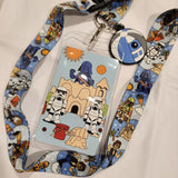 Loungefly Disney Star Wars Beach Day Stormtroopers Vader Sand Castle ID Lanyard