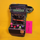 Betsey Johnson Kitsch Scored! Black Arcade Game Machine Crossbody Handbag