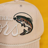 Original Coors Beer Trout Fly Fishing Embroidered Rope Snapback Hat Baseball Cap