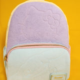 Loungefly SDCC LE Hello Kitty & Friends Color Block Terry Cloth Mini Backpack