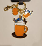 Lilo and Stitch Pumpkin Spice Latte Keychain