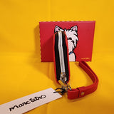 Marc Tetro Westie Terrier Red Dog Wallet Cardholder Wristlet