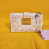 Loungefly Beauty and the Beast Cogsworth & Friends Tonal Sketch Portrait Wallet