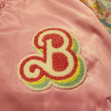 Loungefly Barbie 65th Anniversary Unisex Bomber Jacket Pink XLarge