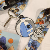 Loungefly Disney Star Wars Beach Day Stormtroopers Vader Sand Castle ID Lanyard