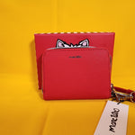 Marc Tetro Westie Terrier Red Dog Wallet Cardholder Wristlet
