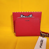 Marc Tetro Westie Terrier Red Dog Wallet Cardholder Wristlet