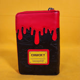 Loungefly Chucky Childs Play Clown Cosplay Zip Around Wallet Horror Halloween