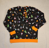 NBC Christmas Tree String Ornaments Unisex Hoodie Size Med