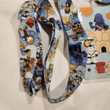 Loungefly Disney Star Wars Beach Day Stormtroopers Vader Sand Castle ID Lanyard