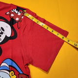 Loungefly Disney Mickey & Friends Picnic Red T Shirt Size S