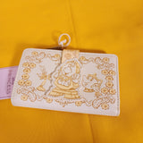 Loungefly Beauty and the Beast Cogsworth & Friends Tonal Sketch Portrait Wallet