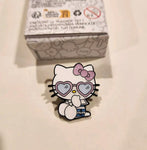Hello Kitty Glitter Mermaid Blind Box Enamel Pin Sailor Glasses Opened