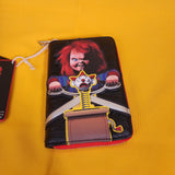 Loungefly Chucky Childs Play Clown Cosplay Zip Around Wallet Horror Halloween