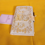Loungefly Beauty and the Beast Cogsworth & Friends Tonal Sketch Portrait Wallet
