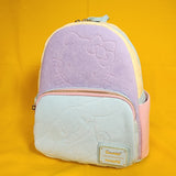 Loungefly SDCC LE Hello Kitty & Friends Color Block Terry Cloth Mini Backpack