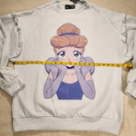 Princess Anime Cinderella Sweatshirt Crewneck Pullover Women L