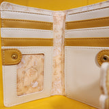Loungefly Beauty and the Beast Cogsworth & Friends Tonal Sketch Portrait Wallet