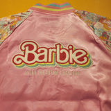 Loungefly Barbie 65th Anniversary Unisex Bomber Jacket Pink XLarge