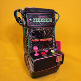 Betsey Johnson Kitsch Scored! Black Arcade Game Machine Crossbody Handbag