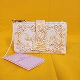 Loungefly Beauty and the Beast Cogsworth & Friends Tonal Sketch Portrait Wallet