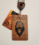 Villains Lion King Scar Face Retractable Lanyard ID Holder
