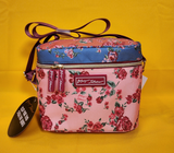 Betsey Johnson Rose Floral 6 Pack Insulated Lunch Bag Train Case Cooler