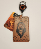 Villains Lion King Scar Face Retractable Lanyard ID Holder
