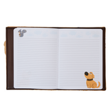 Loungefly Pixar Up Dug Up 15th Ann Plush Refillable Stationery Journal Notebook