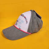 Kewpie Baby Your Smile Makes Me Smile Frog Rope Dad Hat Cap Floral Baseball Hat