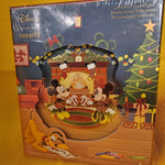 Mickey and Minnie Fireplace Coco Lenticular 3" LE Enamel Pin