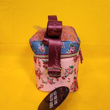 Betsey Johnson Rose Floral 6 Pack Insulated Lunch Bag Train Case Cooler