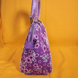 Loungefly Disney Lilo and Stitch Scrump Flowers Purple Satchel Handbag