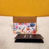 Lilo and Stitch Tropical Sunset Floral Cardholder Wallet