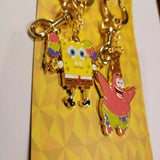 Spongebob and Patrick Ice Cream Keychain Set Besties