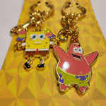 Spongebob and Patrick Ice Cream Keychain Set Besties
