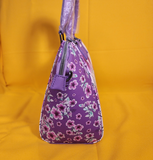 Loungefly Disney Lilo and Stitch Scrump Flowers Purple Satchel Handbag