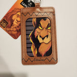 Villains Lion King Scar Face Retractable Lanyard ID Holder